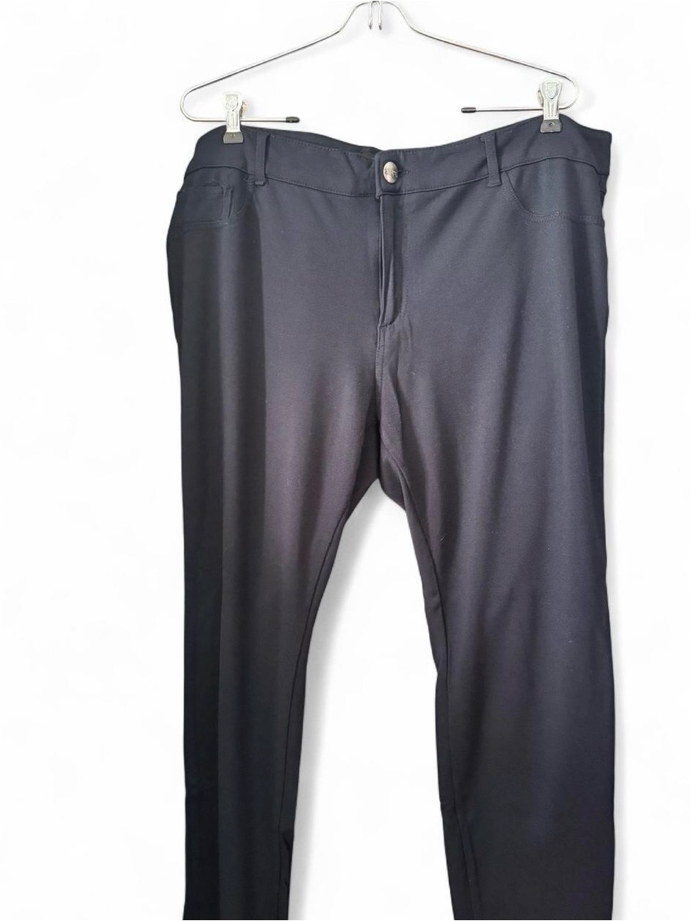 one 5 one Black Straight Leg Pants